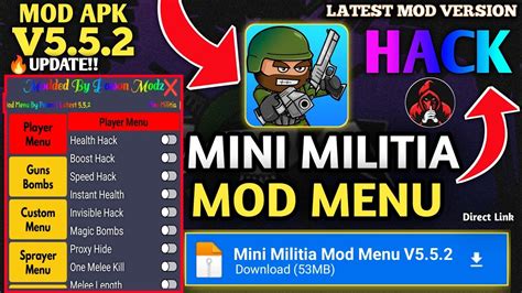mini militia mod menu 4.2.8 download|Download Doodle Army 2 : Mini Militia (MOD, Unlimited Grenades) 5.5.0.